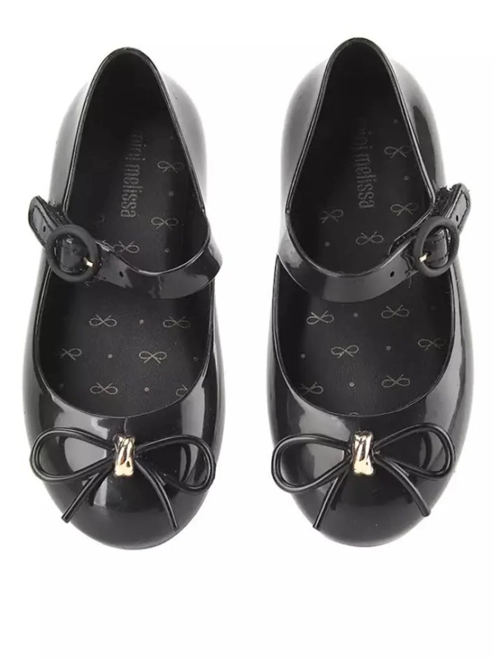 Mini Melissa Sweet Mary Jane Flat BLACK Size 11